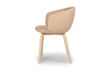 NOT MINI - Upholstered fabric chair with armrests by True Design - view 3